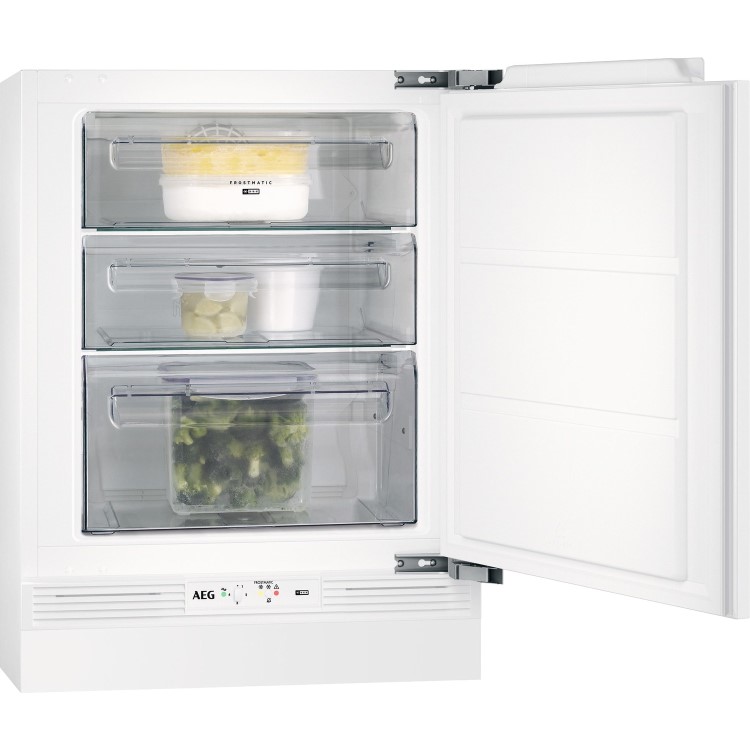 Refurbished AEG ABE682F1NF NoFrost Undercounter Integrated Freezer