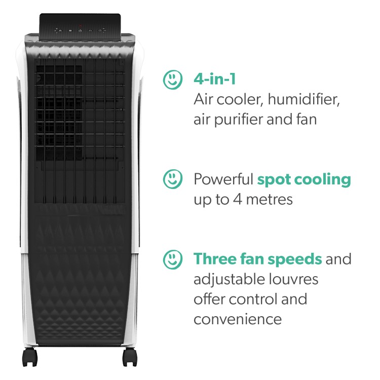 Refurbished electriQ AC150E 16L Portable Evaporative Air Cooler Air Purifier