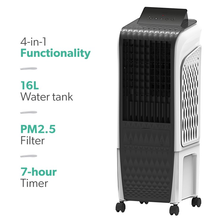 Refurbished electriQ AC150E 16L Portable Evaporative Air Cooler Air Purifier