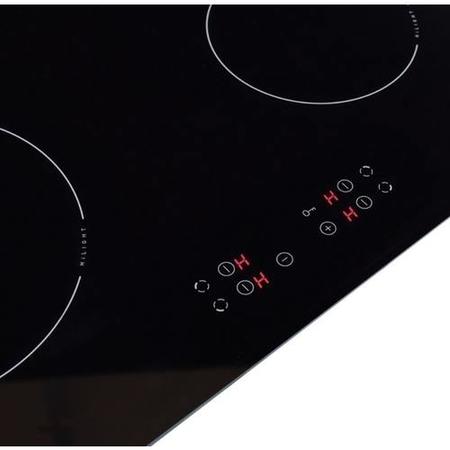 Refurbished Amica ACH6420FR 60cm 4 Zone Ceramic Hob Black