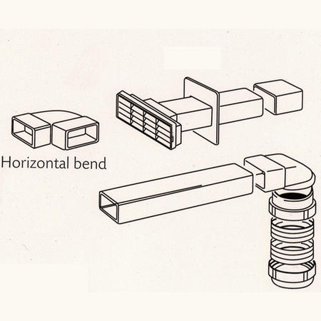 CDA AED54 125mm x 3m 5inch Rigid Ducting Kit