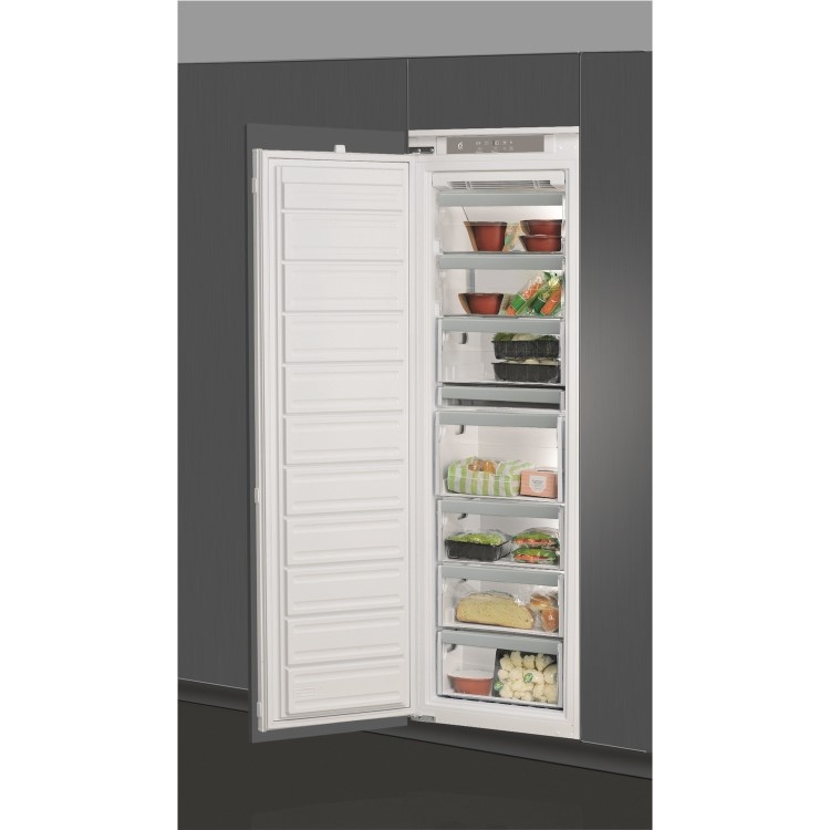 Whirlpool 209 Litre Built In Upright Freezer - White