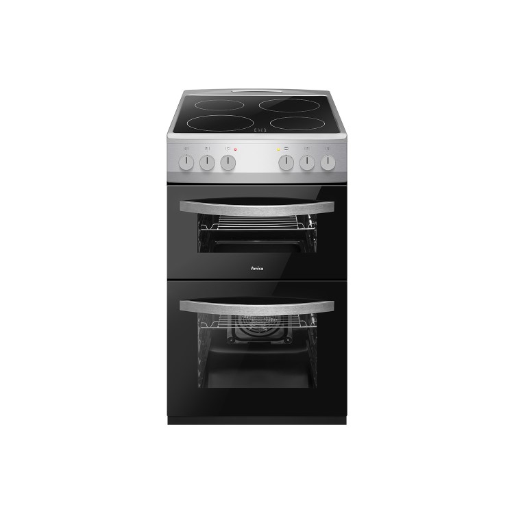 Refurbished Amica AFC502SS 50cm Electric Cooker Silver