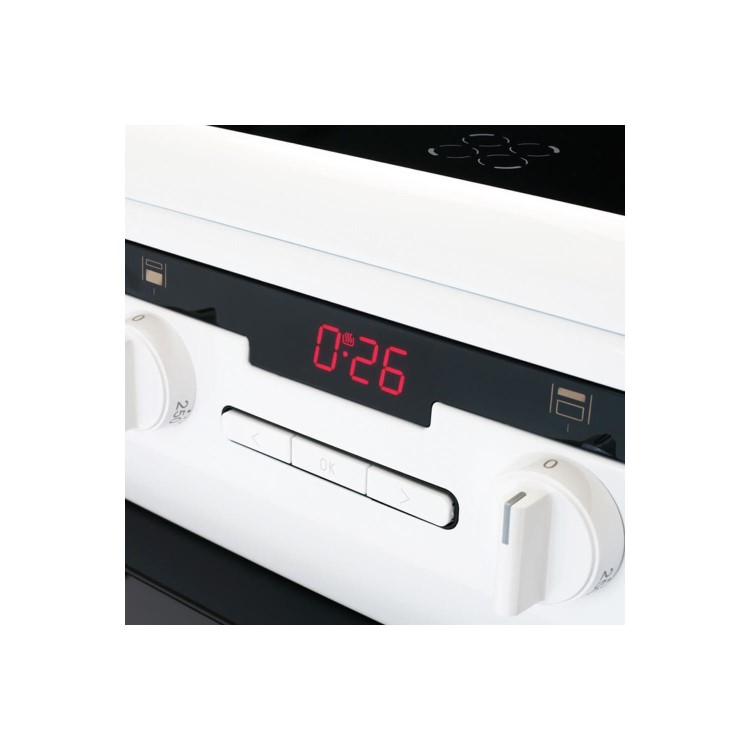 Amica 50cm Double Oven Electric Cooker - White