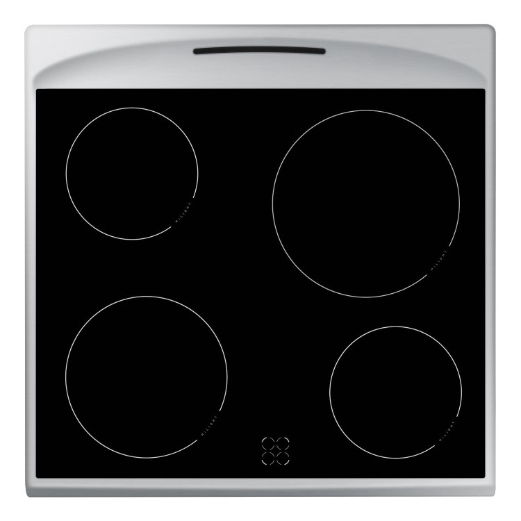 Amica 60cm Electric Cooker - Silver