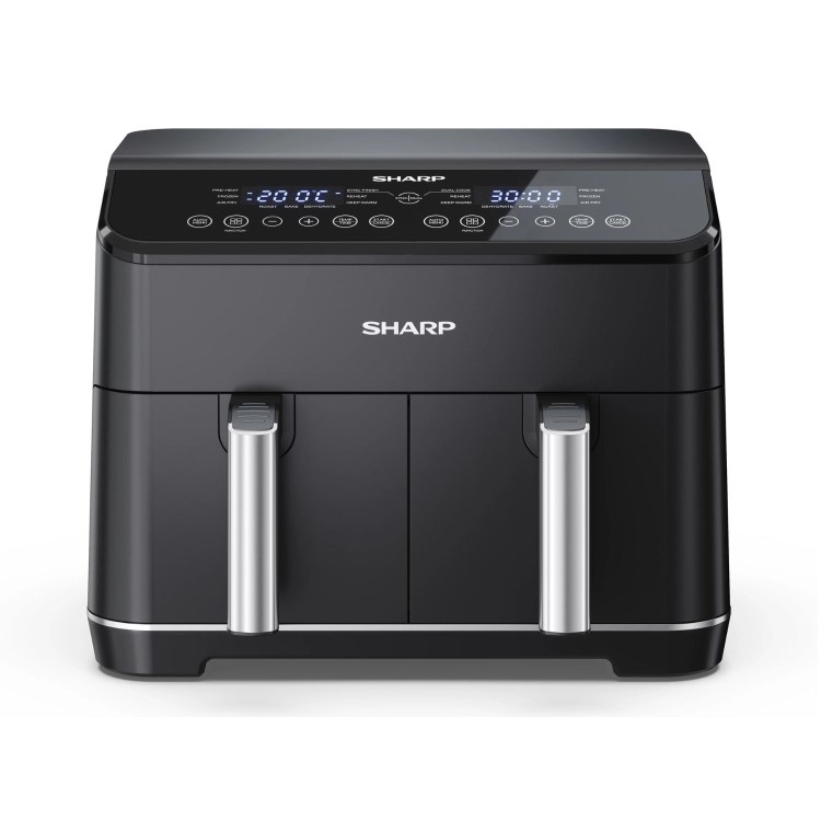 Sharp 8L Dual Drawer Digital Air Fryer