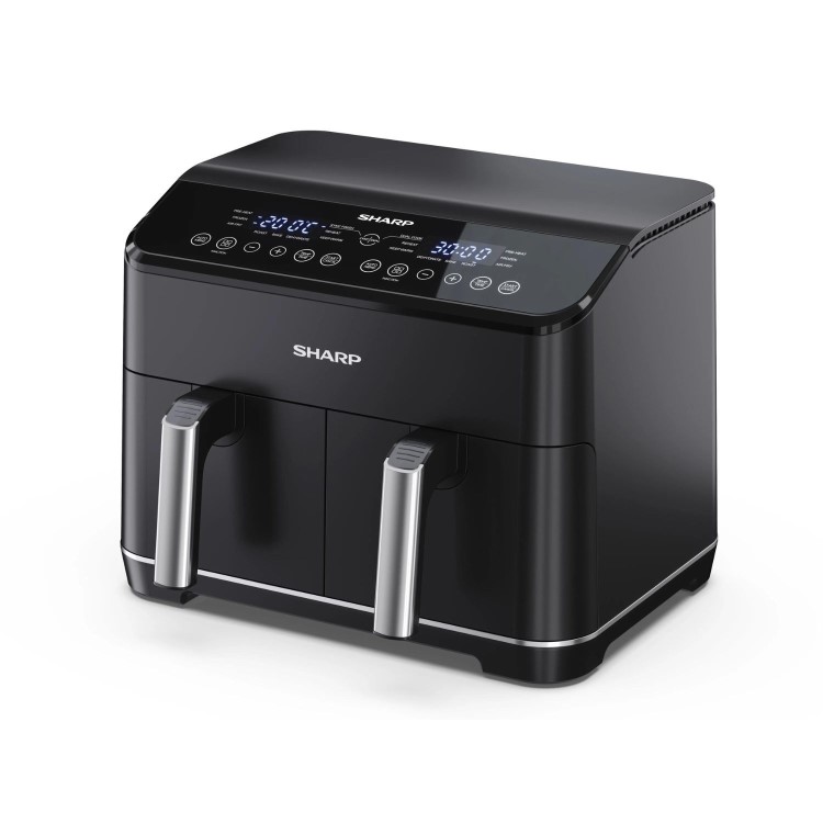 Sharp 8L Dual Drawer Digital Air Fryer