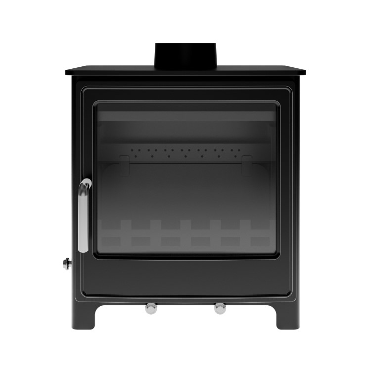 Black Cast Iron Wood Burning Stove 8.4kW - AmberGlo