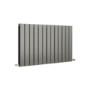 Eco Eleganza Anthracite Horizontal Flat Designer Aluminium Radiator 600x975mm Double Panel 3973 BTU