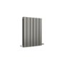 Eco Eleganza Anthracite Horizontal Flat Designer Aluminium Radiator 600x450mm Double Panel 1834 BTU