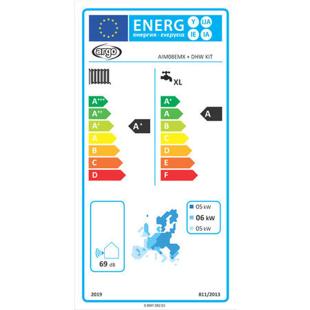 Argo Domestic 8 KW Air-To-Water Heat Pump - Underfloor or Central Heating