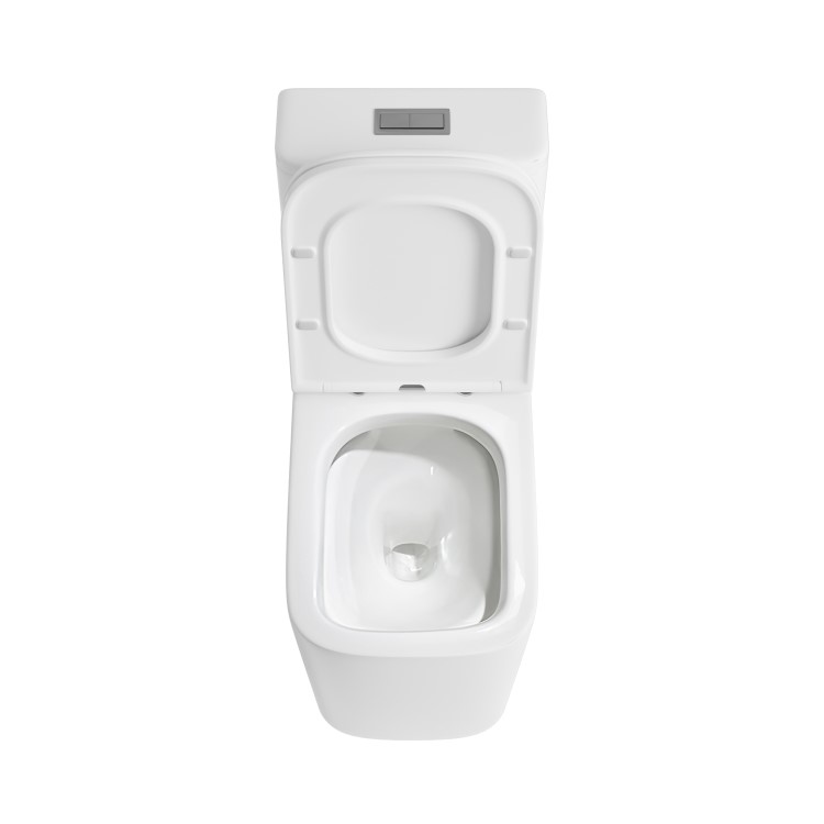 Close Coupled Rimless Closed Back Toilet with Soft Close Seat - Albi