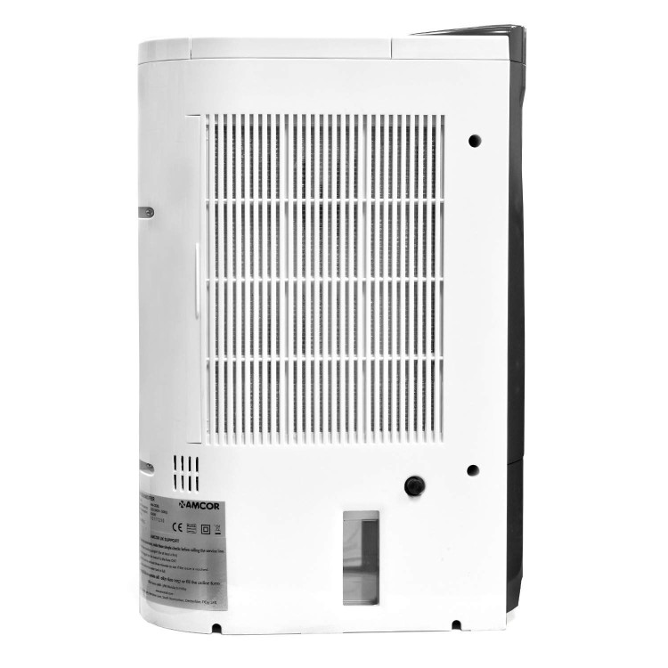 Amcor 8L Desiccant Dehumidifier with Ioniser and Power Saving Humidistat for up to 5 bed House