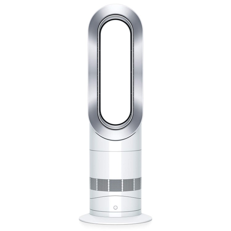 GRADE A1 - Dyson AM09 Hot and Cool Fan - White and Silver newest model TurboJet and 2 year warranty