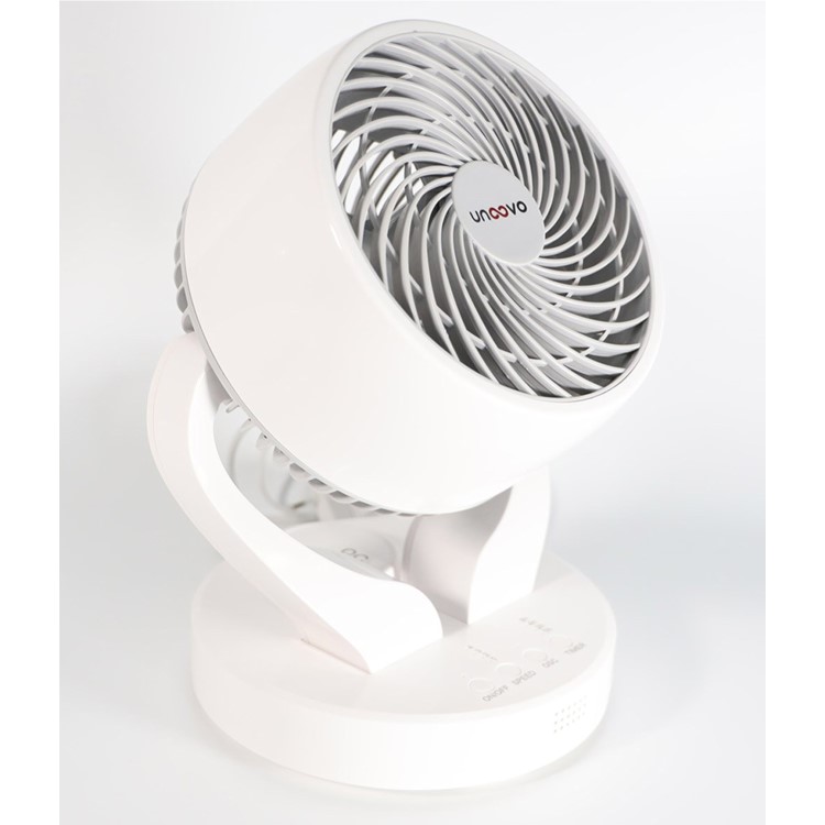 7 Inch Oscillating Desk Fan - Powerful & Compact