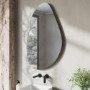 Pebble Backlit Heated Bathroom Mirror with Lights 600 x 1000mm - Apollo