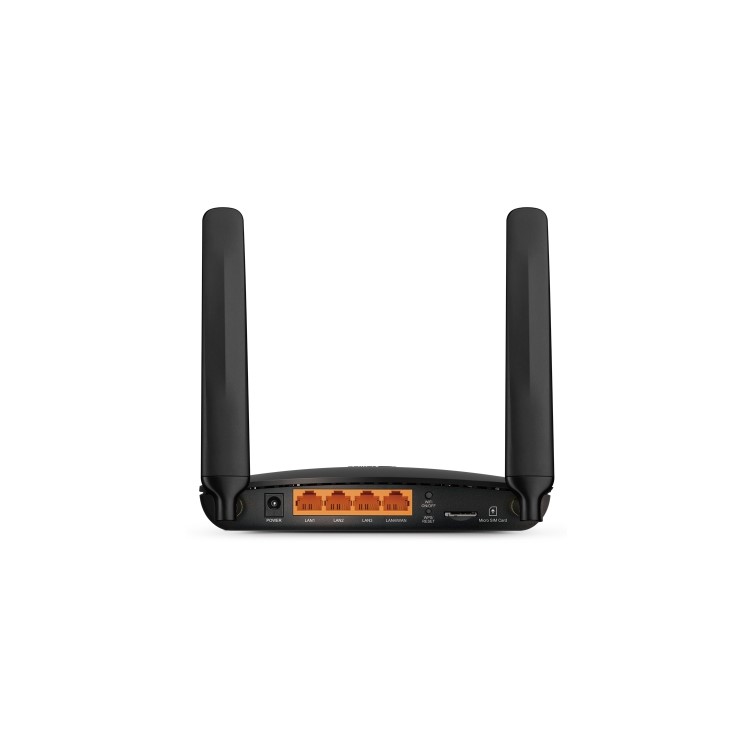 TP-Link Archer MR400 Wireless Dual Band 4G LTE Router 150Mbps D/L Speed - Black