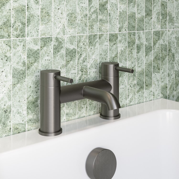 Gunmetal Bath Filler Tap - Arissa