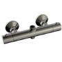 Gunmetal Grey Thermostatic Bar Mixer Shower Set with Slide Rail Kit & Hand Shower - Arissa