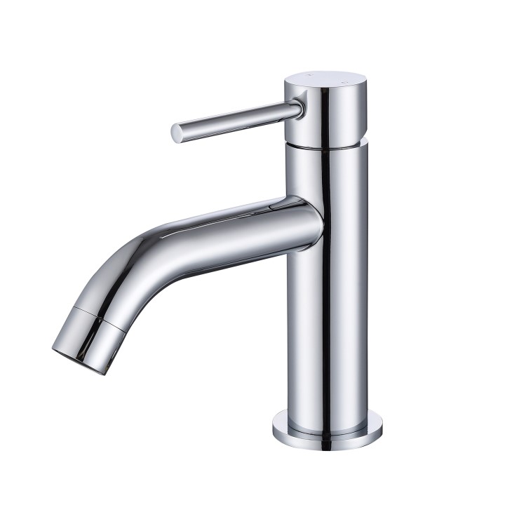 GRADE A1 - Chrome Cloakroom Mono Basin Mixer Tap - Arissa