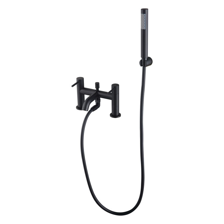 Black Bath Shower Mixer Tap - Arissa