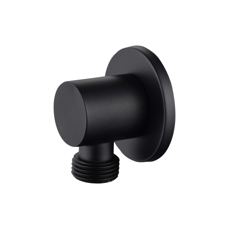 GRADE A1 - Black Shower Outlet Elbow for Concealed Showers - Arissa