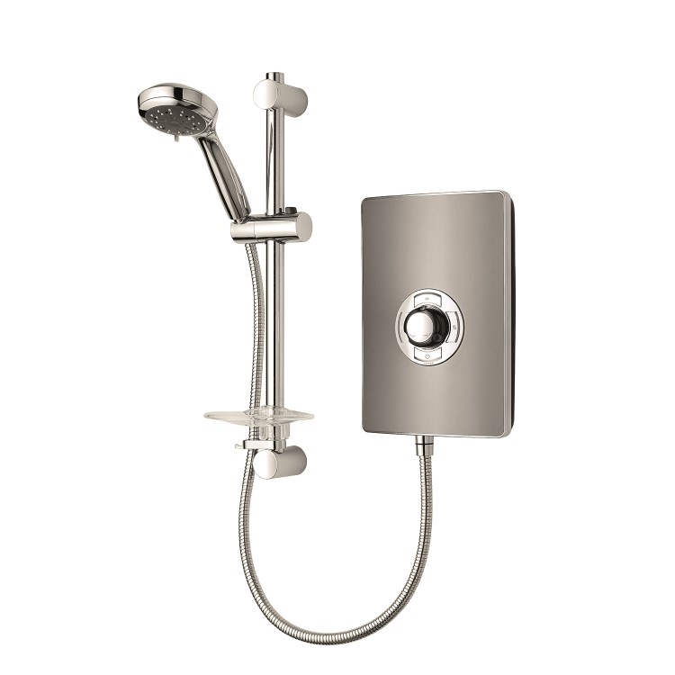 Triton Aspirante 8.5kW Gun Metal Electric Shower