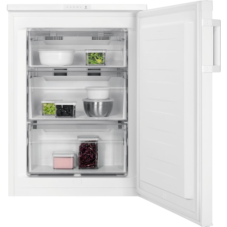 AEG 85 Litre Freestanding Under Counter Freezer - White