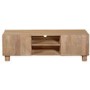 Solid Mango Wood TV Unit with Shelves- TV's up to 60" - Austin