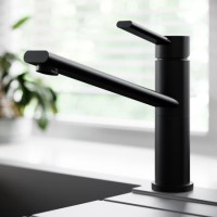 GRADE A1 - Essence Ava Single Lever Monobloc Mixer Kitchen Tap- Black