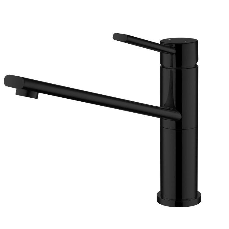 GRADE A1 - Essence Ava Single Lever Monobloc Mixer Kitchen Tap- Black