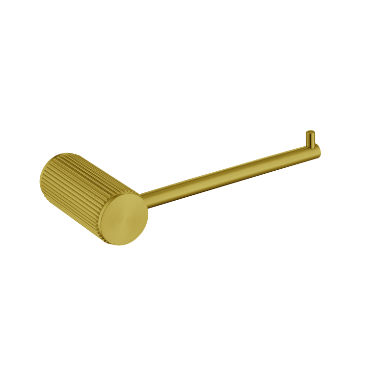 Brass Knurled Toilet Roll Holder - Arissa