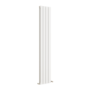 Eco Eleganza White Vertical Flat Designer Aluminium Radiator 1800x300mm Double Panel 2928 BTU