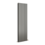 Eco Eleganza Anthracite Vertical Flat Designer Aluminium Radiator 1600x450mm Double Panel 4049 BTU