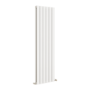 Eco Eleganza White Vertical Flat Designer Aluminium Radiator 1600x450mm Double Panel 4049 BTU