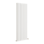 Eco Eleganza White Vertical Flat Designer Aluminium Radiator 1600x525mm Double Panel 4724 BTU