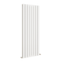 Eco Eleganza White Vertical Flat Designer Aluminium Radiator 1600x600mm Double Panel 5398 BTU