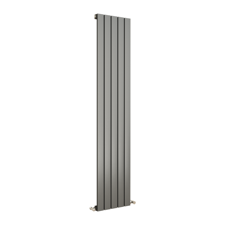 Eco Eleganza Anthracite Vertical Flat Designer Aluminium Radiator 1800x375mm Single Panel 2823 BTU