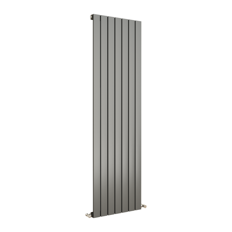 Eco Eleganza Anthracite Vertical Flat Designer Aluminium Radiator 1800x525mm Single Panel 3952 BTU