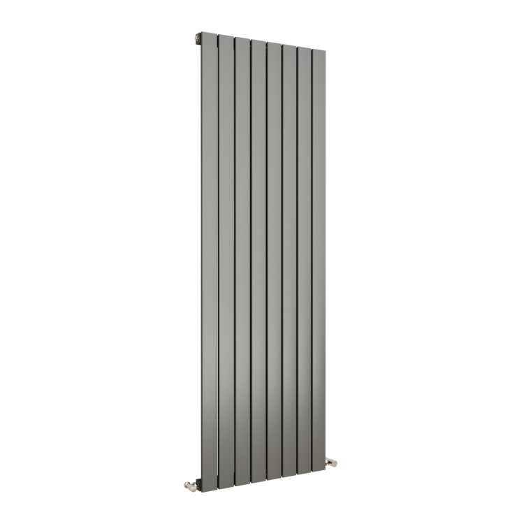 Eco Eleganza Anthracite Vertical Flat Designer Aluminium Radiator 1800x600mm Single Panel 4517 BTU