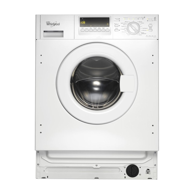 Whirlpool AWOE7143 6th Sense 7kg 1400rpm Integrated Washing Machine