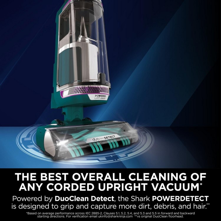 Shark PowerDetect Powered Lift-Away Upright Pet Vacuum Cleaner - Dark teal