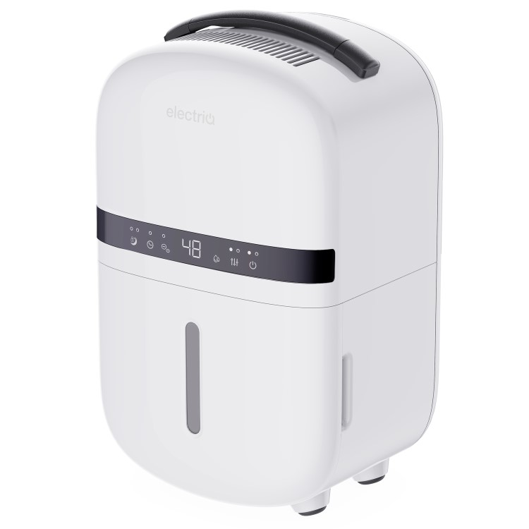 electriQ 5L Quiet Compact Compressor Dehumidifier - White