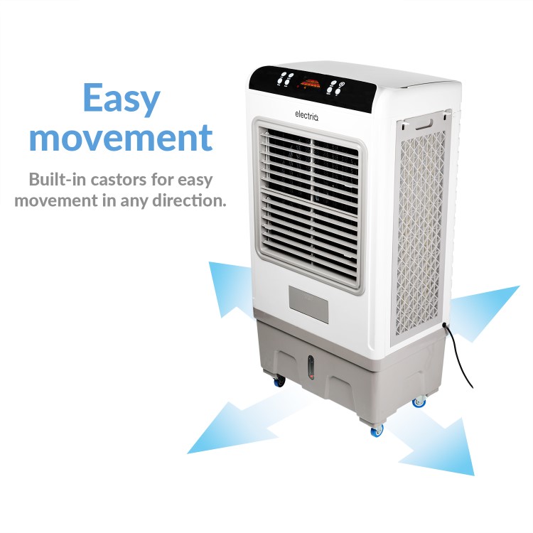 electriQ Arctic 60L Evaporative Air Cooler and Air Purifier - Ideal for Large Spaces