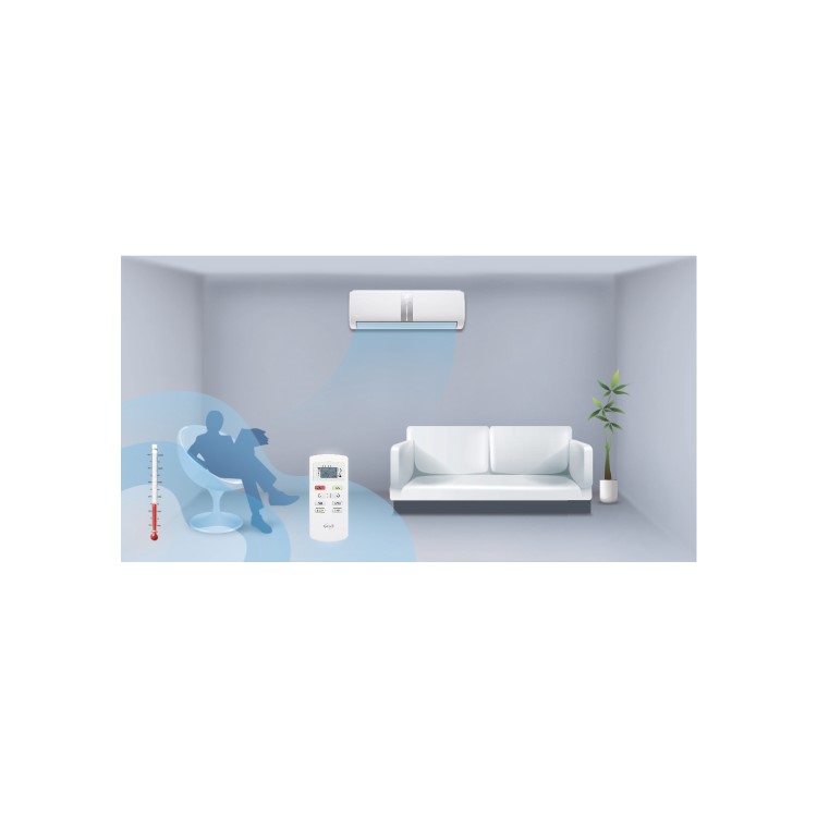 Argo Multi-Split 2x 12000 BTU A++ Wall Air Conditioner System with Single Outdoor Unit - WiFi Ready