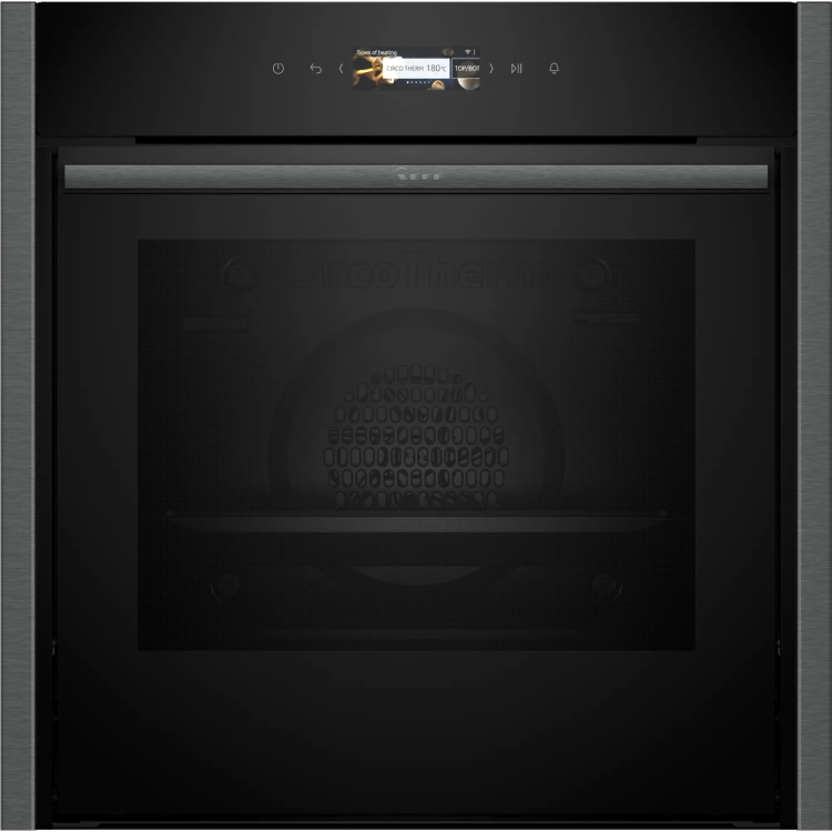 Neff N70 Slide & Hide Electric Oven - Graphite Grey