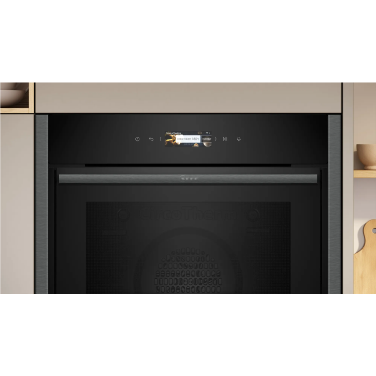 Neff N70 Slide & Hide Electric Oven - Graphite Grey