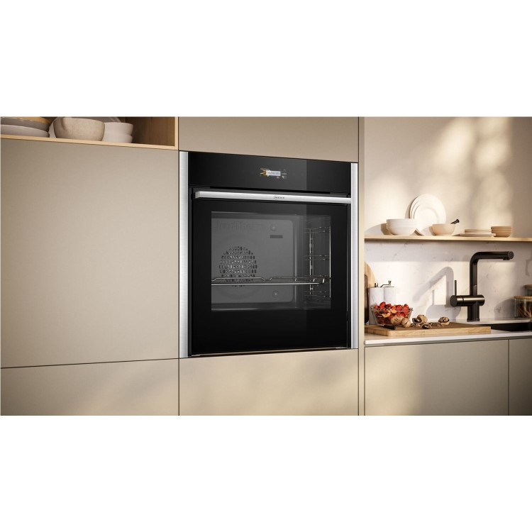 Neff N70 Slide & Hide Electric Oven - Stainless Steel