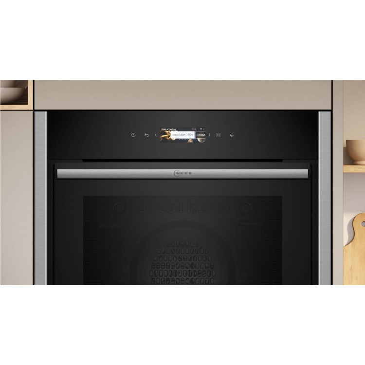 Neff N70 Slide & Hide Electric Oven - Stainless Steel