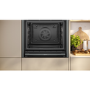 Refurbished Neff N70 Slide & Hide B54CR71G0B 60cm Single Built In Electric Oven Graphite Grey